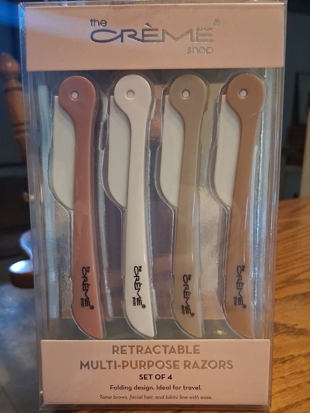 The Creme Shop Retractable Multi-Purpose Razors - Set of 4